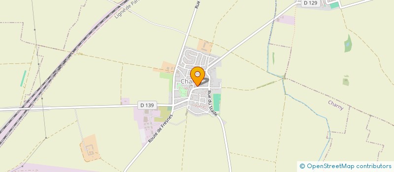 localisation de l'entreprise EMMA BEAUTE à CHARNY