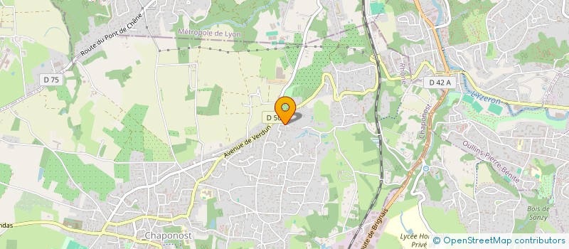 localisation de l'entreprise EMMA CHAPONOST  CHAPONOST