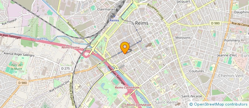 localisation de l'entreprise EMMA CLOVIS  REIMS