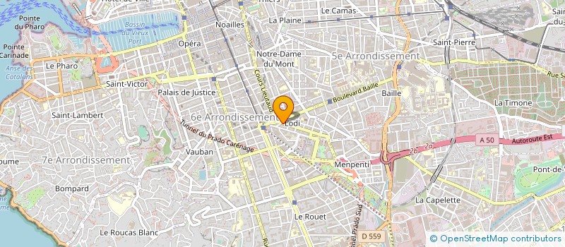 localisation de l'entreprise EMMA CREATIONS à MARSEILLE
