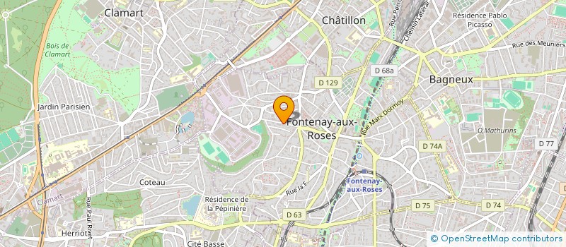 localisation de l'entreprise EMMA ET CAPUCINE à FONTENAY-AUX-ROSES