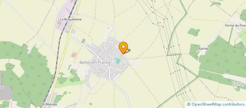 localisation de l'entreprise EMMA ET CLARA  BELLOY-EN-FRANCE