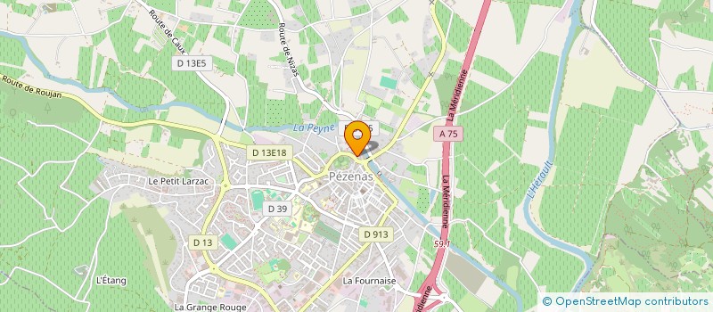 localisation de l'entreprise EMMA ET FABIEN  PEZENAS