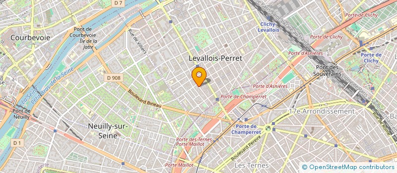 localisation de l'entreprise EMMA HOLDING à LEVALLOIS-PERRET