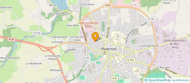 localisation de l'entreprise EMMA IMMO  PLOERMEL