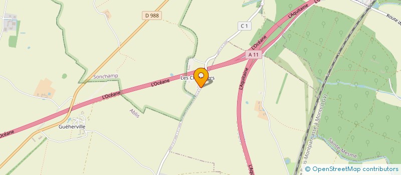 localisation de l'entreprise EMMA IMMO  PONTHEVRARD