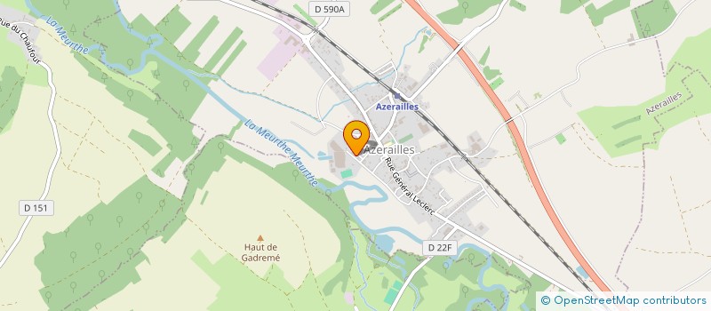 localisation de l'entreprise EMMA IMMO  AZERAILLES