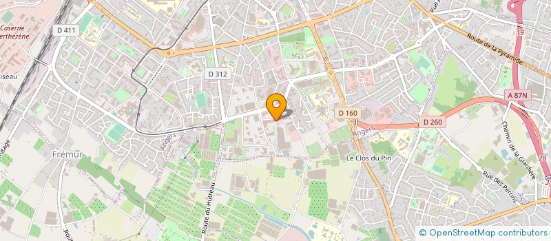 localisation de l'entreprise EMMA INVEST à ANGERS