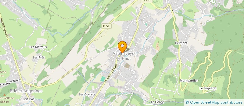 localisation de l'entreprise EMMA LENFANT PRESTATIONS ADMINISTRATIVES 38 - ELPA 38 à VAULNAVEYS-LE-HAUT