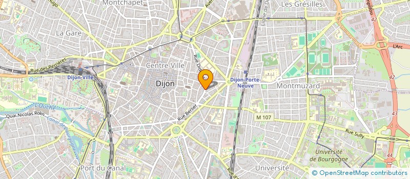 localisation de l'entreprise EMMA PATRIMOINE à DIJON