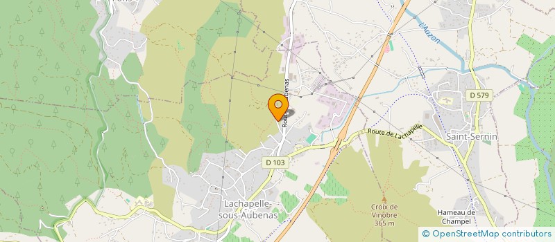 localisation de l'entreprise EMMA PIZZAS  LACHAPELLE-SOUS-AUBENAS