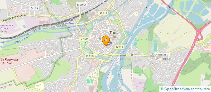 localisation de l'entreprise EMMA STUDIO  TOUL