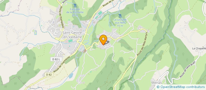 localisation de l'entreprise EMMAATI  SAINT-GEOIRE-EN-VALDAINE