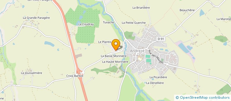 localisation de l'entreprise EMMABEN à BEAUPREAU-EN-MAUGES