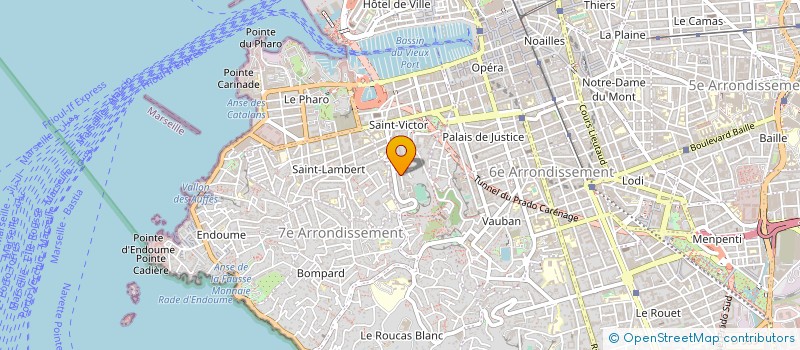 localisation de l'entreprise EMMACADRES à MARSEILLE