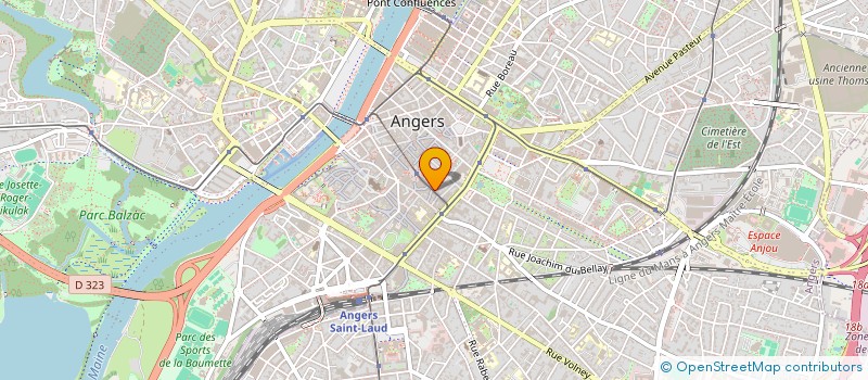localisation de l'entreprise EMMACHAR à ANGERS