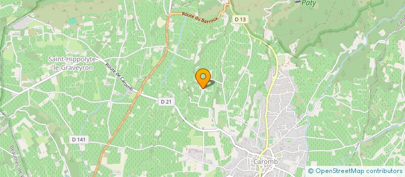 localisation de l'entreprise EMMACHLO  CAROMB