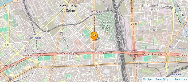 localisation de l'entreprise EMMACO CONSEIL à SAINT-OUEN-SUR-SEINE