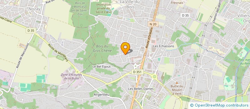 localisation de l'entreprise EMMADELE à LA VILLE-DU-BOIS