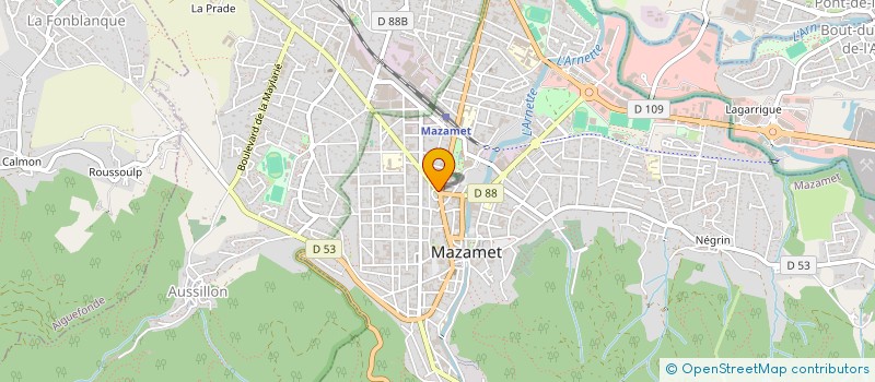 localisation de l'entreprise EMMADRIEN  MAZAMET