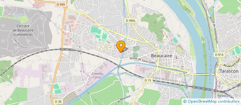 localisation de l'entreprise EMMAEVA  BEAUCAIRE