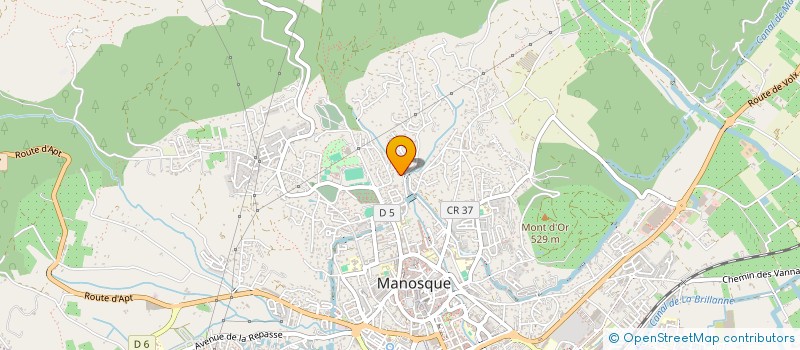 localisation de l'entreprise EMMAFLEUR à MANOSQUE