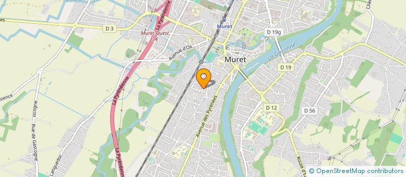 localisation de l'entreprise EMMAG à MURET