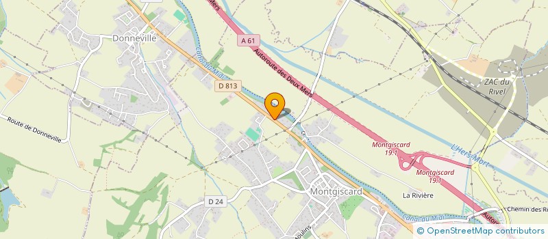 localisation de l'entreprise EMMAGINE  DONNEVILLE