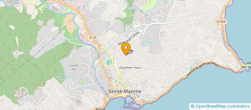 localisation de l'entreprise EMMAGUI à SAINTE-MAXIME