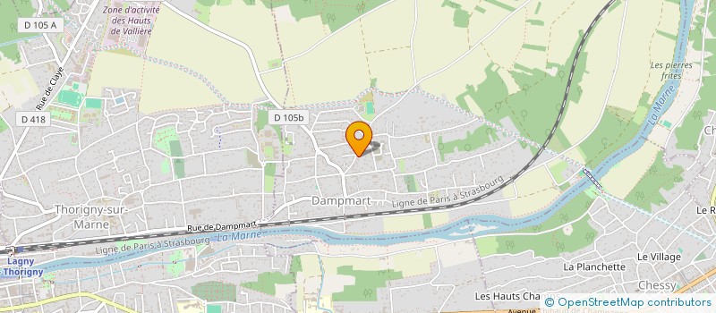 localisation de l'entreprise EMMAJO  DAMPMART