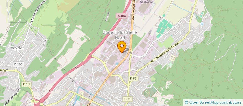 localisation de l'entreprise EMMAJUEL à OYONNAX