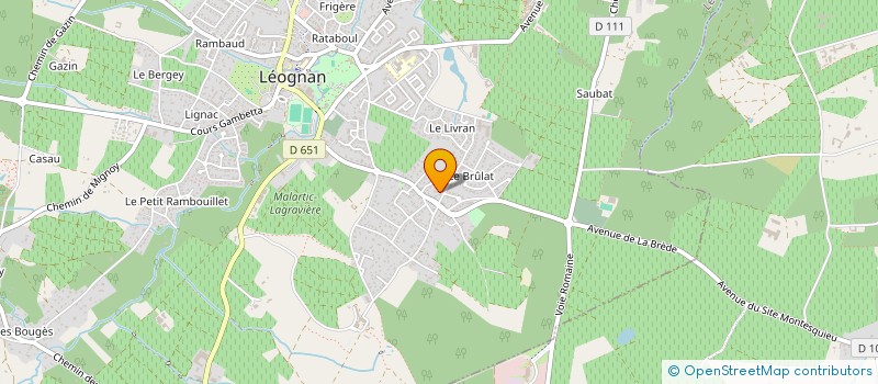 localisation de l'entreprise EMMALAN 2  LEOGNAN