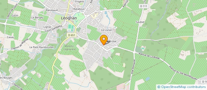 localisation de l'entreprise EMMALAN  LEOGNAN