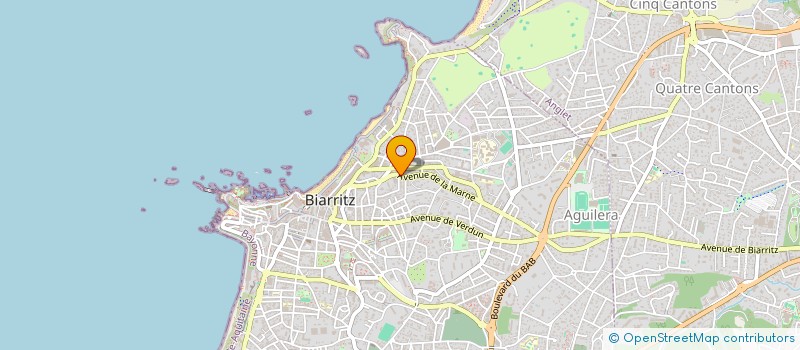 localisation de l'entreprise EMMALBA à BIARRITZ