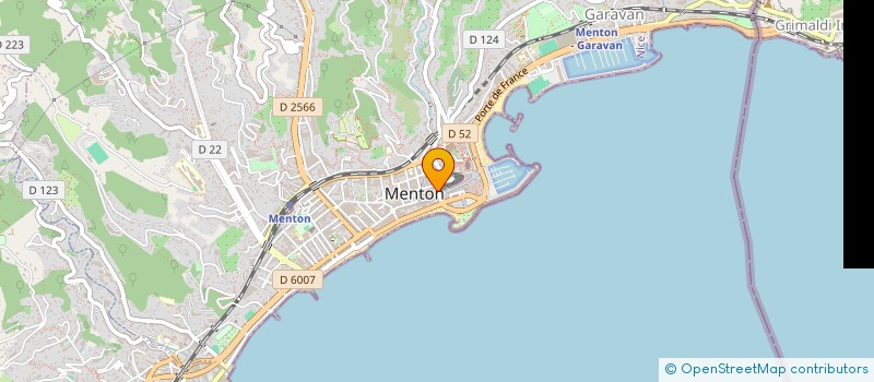 localisation de l'entreprise EMMALEX  MENTON