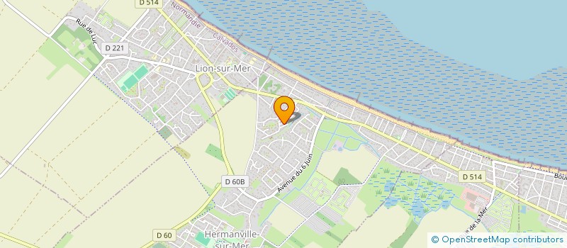 localisation de l'entreprise EMMALEX  HERMANVILLE-SUR-MER