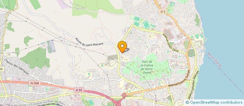 localisation de l'entreprise EMMALIAM  MARTIGUES