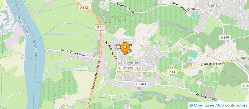 localisation de l'entreprise EMMALICE  CAMBLANES-ET-MEYNAC
