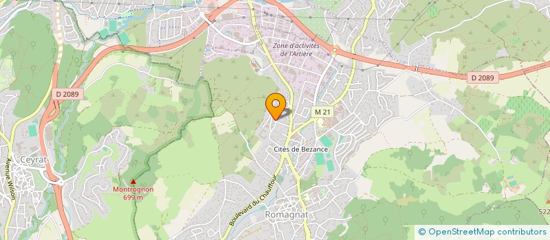 localisation de l'entreprise EMMALIQUE  ROMAGNAT