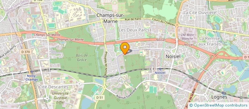 localisation de l'entreprise EMMALOU COMPAGNIE à CHAMPS-SUR-MARNE