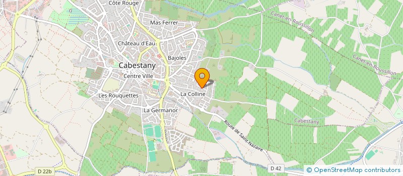 localisation de l'entreprise EMMALOUIS  CABESTANY