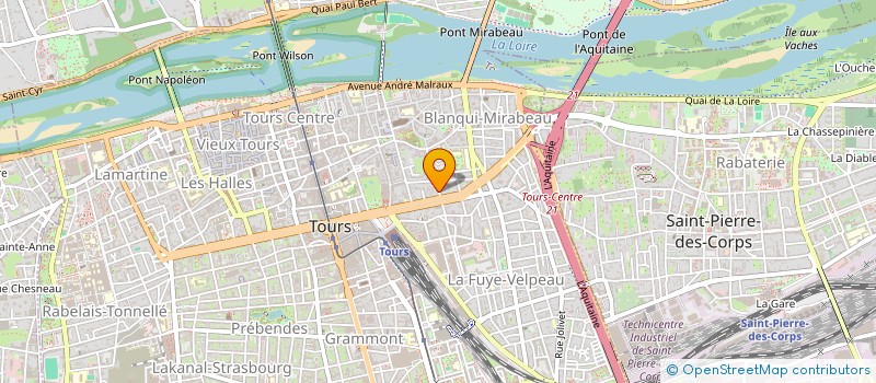 localisation de l'entreprise EMMALU  TOURS