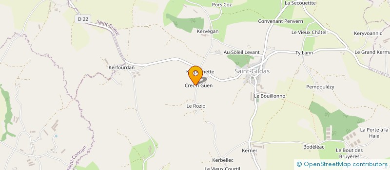 localisation de l'entreprise EMMAMATH  SAINT-GILDAS