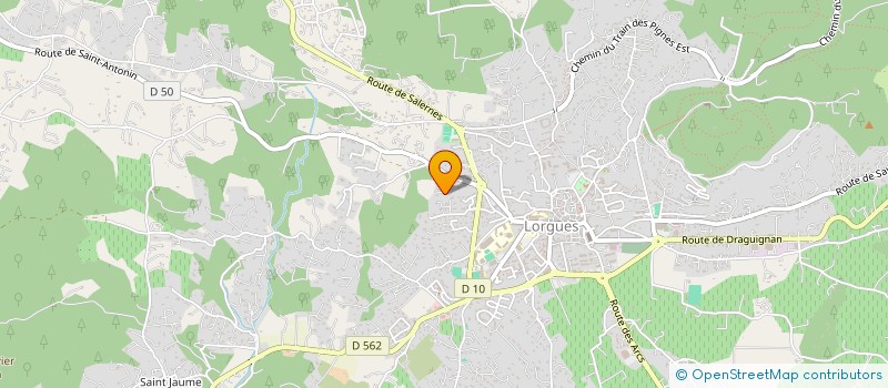 localisation de l'entreprise EMMAMUEL  LORGUES