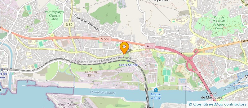 localisation de l'entreprise EMMANESS 52 à MARTIGUES