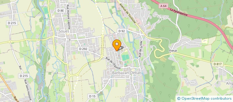 localisation de l'entreprise EMMANNELIE  BARBAZAN-DEBAT