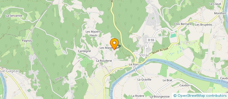 localisation de l'entreprise EMMANON à VITRAC