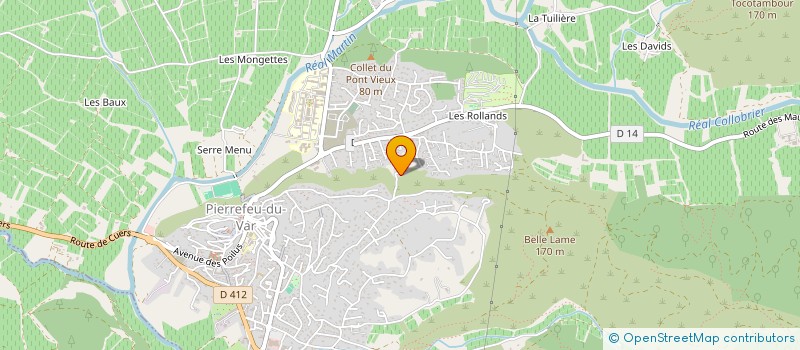 localisation de l'entreprise EMMANON  PIERREFEU-DU-VAR