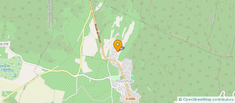 localisation de l'entreprise EMMANON  POUZILHAC