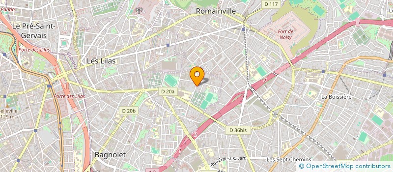 localisation de l'entreprise EMMANUEL à BAGNOLET
